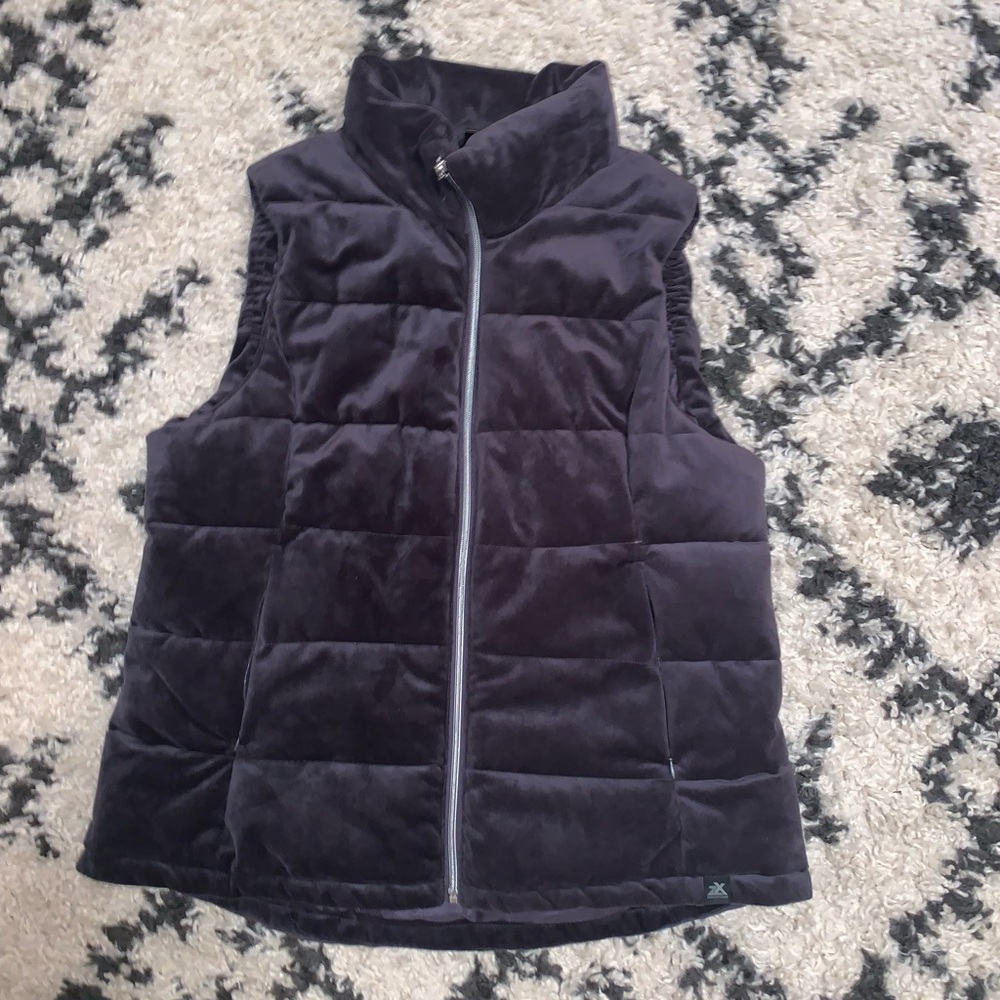 Dark grey vest!